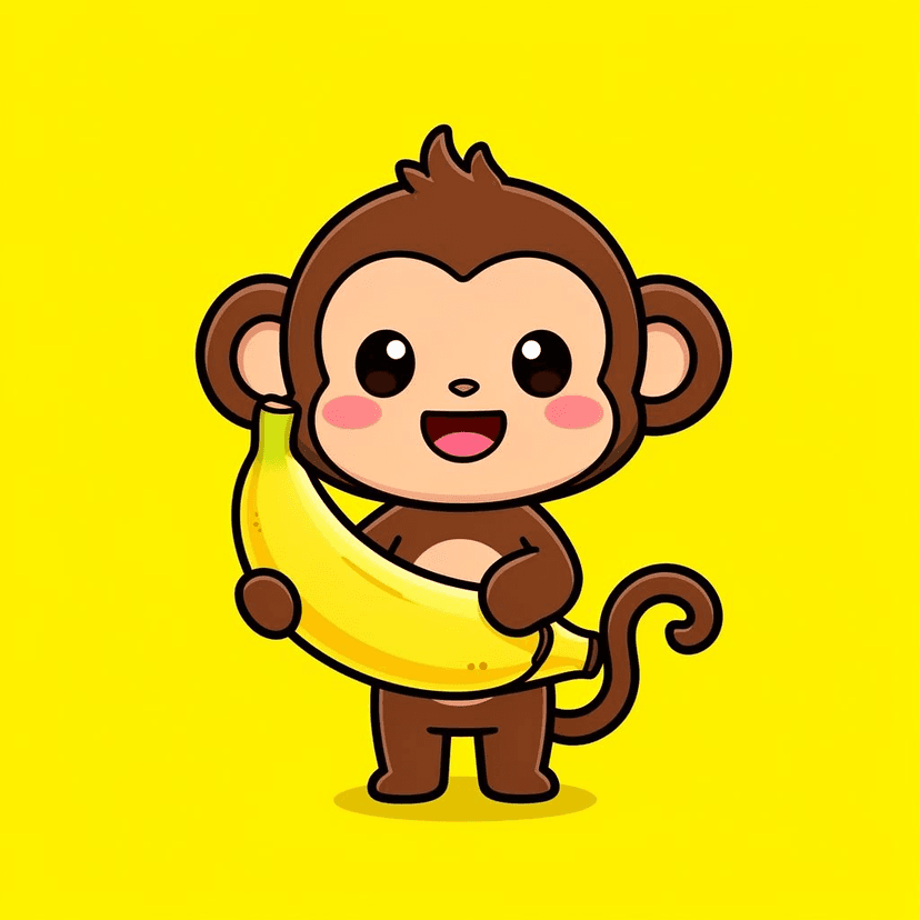 Gone Bananas monkey mascot